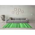 thumbnail image 3 of Ahgly Company Indoor Square Oriental Emerald Green Modern Area Rugs, 3' Square, 3 of 4