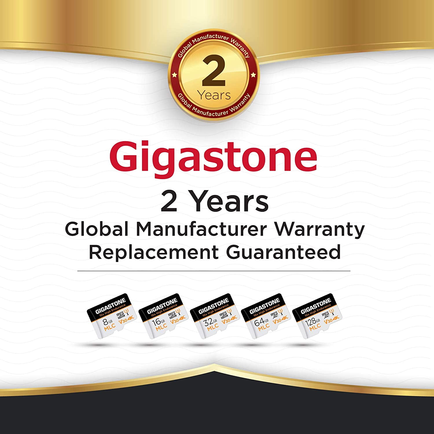 Gigastone 32GB Micro SD Card, FHD Video UHS-I U1 Class 10, for Surveillance, Security, Action Cameras, Drone, Dash Cams - GS-2IN1C1032G-R