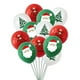 thumbnail image 2 of 15 globos navideños, globos navideños de látex de 12 pulgadas, globos de árbol de Navidad rojos, verdes y blancos a granel JAMW Sencillez, 2 of 4