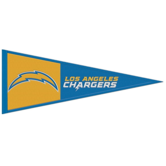WinCraft Los Angeles Chargers 13" x 32" Wool Primary Logo Pennant