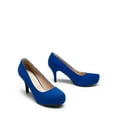 thumbnail image 5 of BURUDANI Women's New Classic Elegant Versatile Low Stiletto Heel Dress Platform Pumps Shoes, 5 of 10