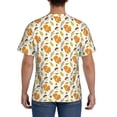 thumbnail image 3 of Bixox Men's Squirrel Eating Nuts Printed Short Sleeve Skinny Athletic T-Shirt, 3 of 6