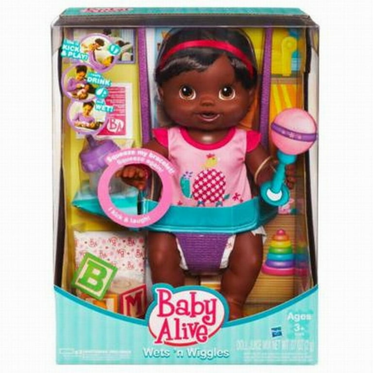 Baby alive wets hot sale and wiggles girl