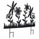 thumbnail image 1 of Estaca De Silueta De Jardín, Decoración De Patio De Hierro Forjado, Arte De Metal, Césped, Decoración Para El Hogar Al Aire Libre Minnieouse HA036276-00, 1 of 6