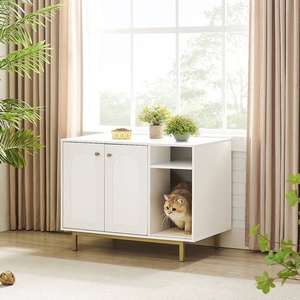 Hzuaneri 81cm Hondenbench, meubel, hondenbox, 2 deuren
