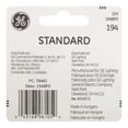thumbnail image 2 of GE Lighting 194 Miniature Bulb Standard Replacement, 2-Pack, 2 of 7
