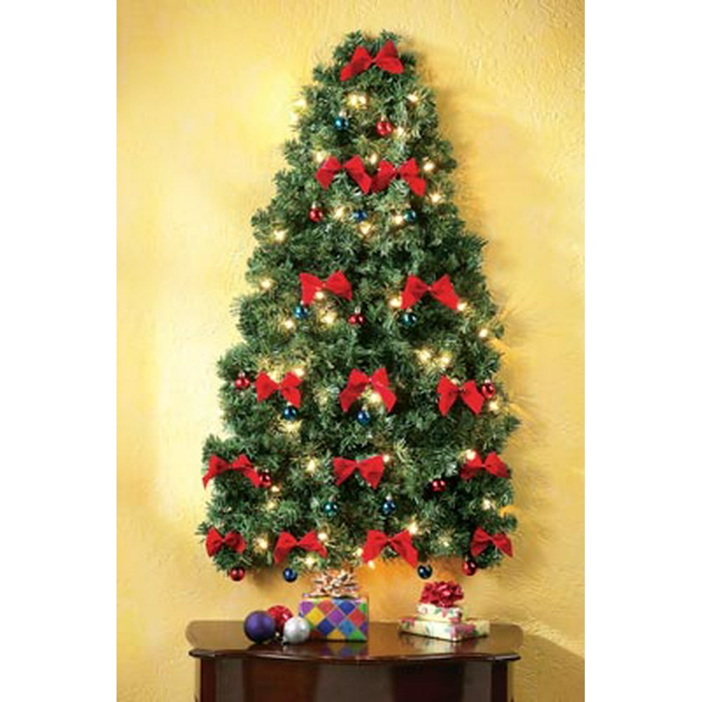 Christmas Lighted Wall Tree