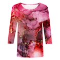 thumbnail image 4 of Pompotops T-shirt d'Été Mode Femme Ajusté à Manches Courtes et Col Rond en Liquidation, 4 of 5