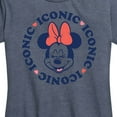 thumbnail image 3 of Mickey & Friends - Minnie Iconic Repeated - Women's Short Sleeve Graphic T-Shirt, 3 of 5