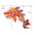 thumbnail image 6 of NIBOLOG DIY Goldfish Paper Lantern Kit Chinese New Year Handmade Lantern with Pole Fish Night Light DIY Lantern Kit for Mid-Autumn Festival, 6 of 8