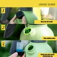 thumbnail image 5 of Home Pressure Sprayer 2L | Fine Mist Atomization | Dual Nozzle Modes | Durable Plastic Construction | Adjustable Spray Strength | Multi-Purpose for Gardening & Cleaning | 13.38x4.92x4.92in | Green, 5 of 8
