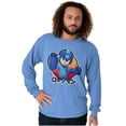 thumbnail image 5 of Classic Japanese Video Game Mega Man Long Sleeve TShirt Men Women Brisco Brands 2X, 5 of 6