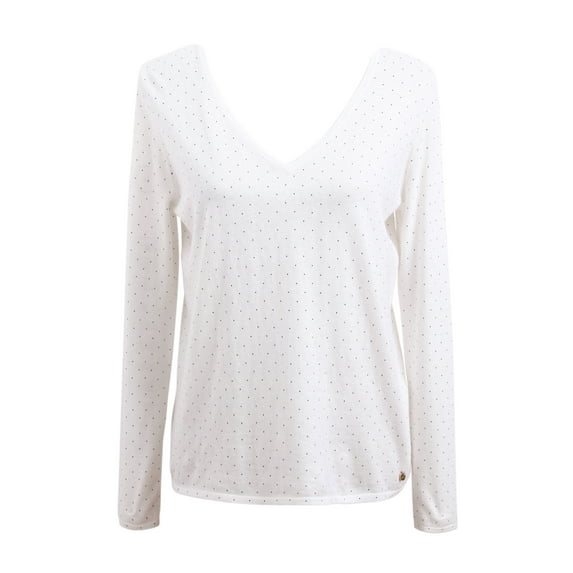 Richie House Women's Pullover Sweater with Polka Dots RH2047-XL