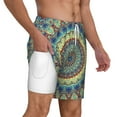 thumbnail image 6 of Rocae Round Mandala1 for Men's Swim Trunks Quick Dry With Two Side Pockets and One Lined Patch Pocket3X-Large, 6 of 9