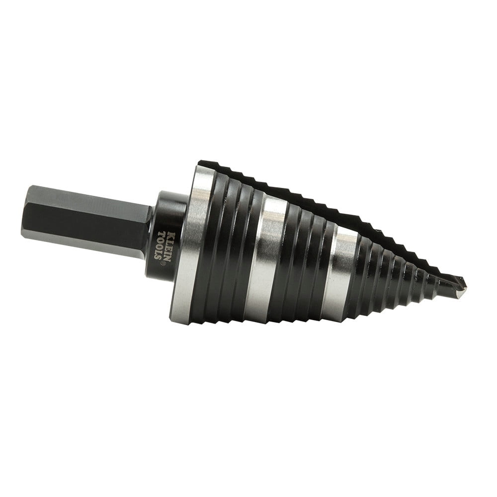 Klein Tools KTSB15 7/8 in. to 1-3/8 in. #15 Double Fluted Step Drill Bit