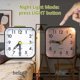 thumbnail image 4 of 2024 New Silent Analog Alarm Clock Travel Alarm Clock Small Morning Alarm Clock with Snooze Function Battery, 4 of 5