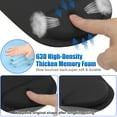 thumbnail image 6 of TSV Ergonomic Mouse Pad, Gel Mouse Pad with Wrist Rest, Comfortable Computer Mouse Pad Mat with Non-slip PU Base for Laptop, Office & Home, Black, 6 of 8
