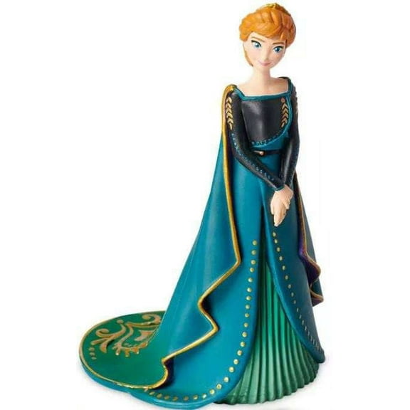 Disney Frozen 2 Anna PVC Figure (Green Gown) (No Packaging)