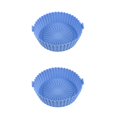 thumbnail image 2 of Kearding Freidora de aire resistente al calor, olla de silicona con asa, revestimiento antiadherente, bandeja para microondas, cestas, accesorios, piezas Type1 NO1 Kearding CBP164787, 2 of 6