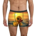 thumbnail image 1 of Bingfone Cartoon Canard Jaune pour Hommes - Boxeurs Extensibles Décontractés - Petit, 1 of 5