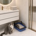 thumbnail image 4 of Semi-Enclosed High-Walled Cat Litter Box with Scoop (Anti-Scatter Design), 4 of 7