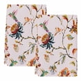 thumbnail image 2 of Pink Spring Floral Kitchen Towels Set of 2, Summer Botanical Vintage Birds Absorbent Dish Towels for Kitchen, Microfiber Hand Towel, Quick Drying Tea Towel for Cleaning Decorative Dishcloths, 2 of 7