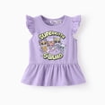 thumbnail image 3 of Toddler Girls Disney SuperKitties Purple 2PCS Set 6-9M, 3 of 9