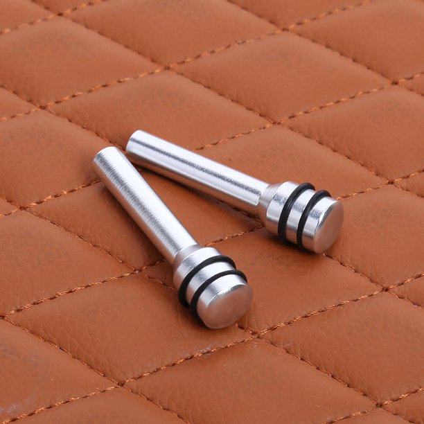 2 uds pasadores de perilla de bloqueo de puerta Interior de Ndcxsfigh aluminio universal para coche camión (plata)