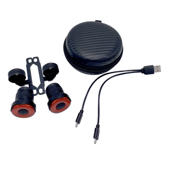 Soidarity Paquete de 4 luces para monopatín, luces de seguridad para monopatín, lámparas de rueda inteligentes, reemplazo ajustable, luz trasera Patinetes eléctricos Luz de la cola Soidarity OD020105-02B