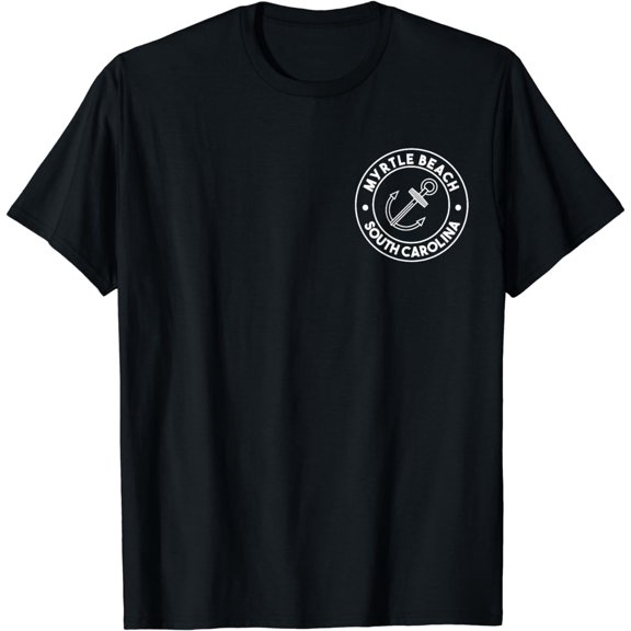 Myrtle Beach South Carolina Souvenirs Pocket Logo T-Shirt