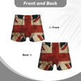 thumbnail image 5 of Men's Boxer Brief Underwear Breathable Comfort Stretch, Union Jack Flag Vintage UK, 5 of 7