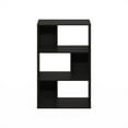 thumbnail image 4 of Furinno DALY 6-Cube Irregular Cubes Bookcase in Bookshelf in Storage Espresso, 4 of 6