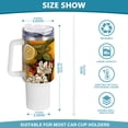 thumbnail image 3 of Lemons Flowers Floral Cherries 40 oz Tumbler with Handle Insulated&nbsp;Travel Mug&nbsp;Lid Straw Leak Proof Steel Vacuum Water Bottles Glasses Fits in Car Cup Holder, 3 of 7