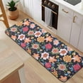 thumbnail image 5 of Pioneer Flower Floral Print Pattern Kitchen Rug Mat,Kitchen Runner Rugs Non Skid Washable,Decorative Kitchen Floor Mats for Kitchen,Sink,Laundry,17"x47.2", 5 of 7