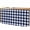 Blue, variant on Orange Red Checkered Cabinet Curtains 35"W x 35"L,Dustproof Sink Skirt Curtain for Kitchen Bathroom,Farmhouse Buffalo Plaid Adhesive Desk Skirt Privacy Short Curtains for Office Closet Vanity