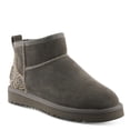thumbnail image 3 of L'Artiste BRANDAI Shearling-Lined Ankle Boot – Embossed Leather & Suede Slip-On with Whipstitch Detail, 3 of 9