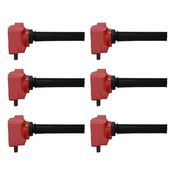 Ignition Coil Set 6 Piece - Compatible with 2018 - 2021 Ford F-150 2.7L V6 2019 2020