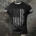 thumbnail image 2 of WERYOUNG Men's T-Shirts Usa 250Th Anniversary Short Sleeve T Shirt Fashion Patriotic Print Tee Outdoor Activities Versatile Cozy Top, 2 of 3