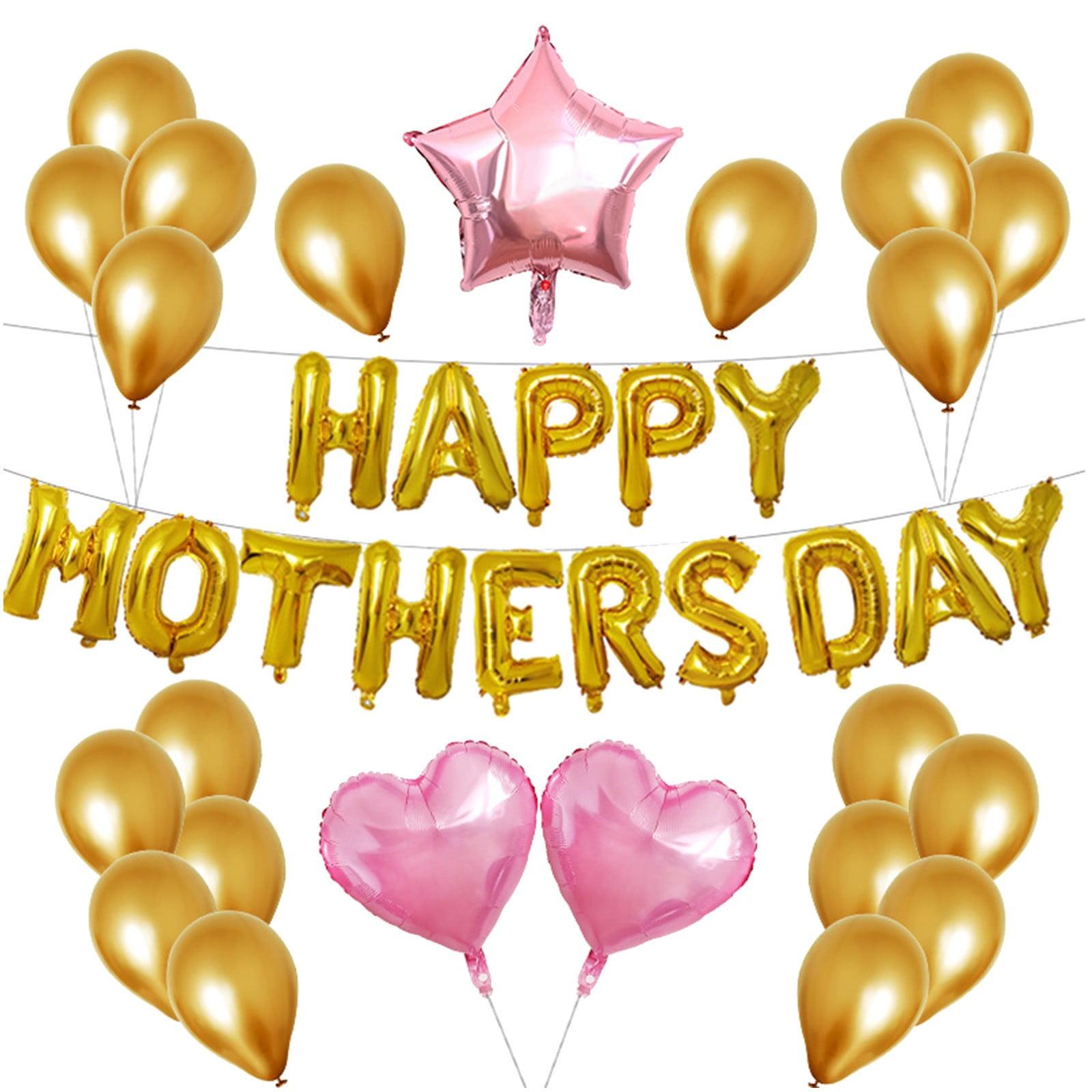 VerPetridure Mothers Day Party Balloons Kit Decorations HAPPY MOTHERS