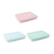 thumbnail image 2 of Matsuzay Caja de almacenamiento de albóndigas, cajas de plástico apilables de una sola capa, caja de refrigerador para huevos y verduras, Organizadores de utensilios de cocina Rosa, 2 of 6