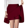 thumbnail image 6 of High Waist Pleat Skirt Preppy A-line Mini Skirt For Spring & Summer Women's Clothing, 6 of 9