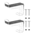 thumbnail image 1 of Almencla 2 Snowboard Wall Mount Display Racks Shed Brackets Snowboard Storage Hangers Clear, 1 of 7