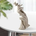 thumbnail image 2 of Statue Hand-Held Rose Desktop Modern Living Room Study Home Decoration Resin Sculpture Figurines Birthday Ornament Wedding Gift Rose Sandstone, 2 of 7