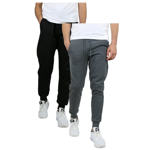 Men's 2 Pack Fleece Jogger Sweatpants