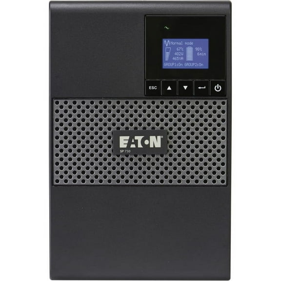 Eaton 5P Tower UPS - 750 VA/600 W - 132 V AC - 4 Minute - Tower - 4 Minute - 8 x NEMA 5-15R