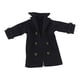 thumbnail image 4 of Figura de acción de hombre a escala 1:12, ropa en miniatura, chaqueta larga de moda, gabardina Negro, 4 of 9