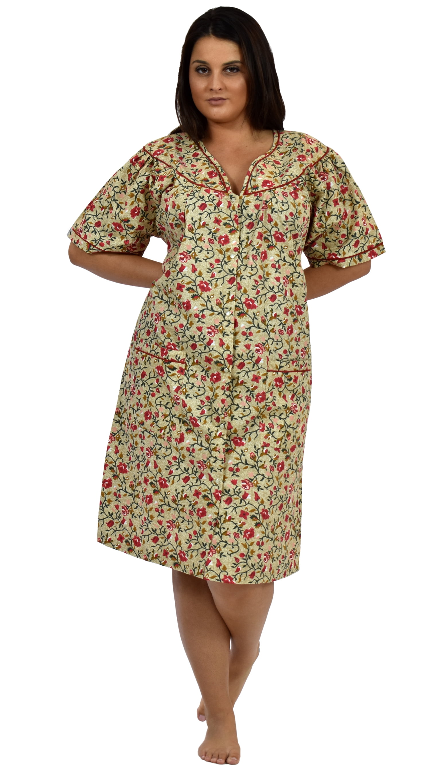 100 cotton house dresses