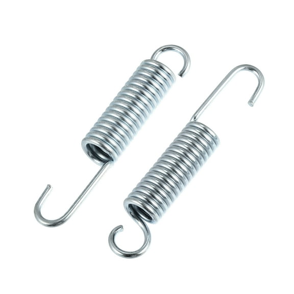 Unique Bargains 2 Pcs Universal 90mm Length Motorcycle Brake Pedal Return Spring Motorcycle Side Kickstand Spring