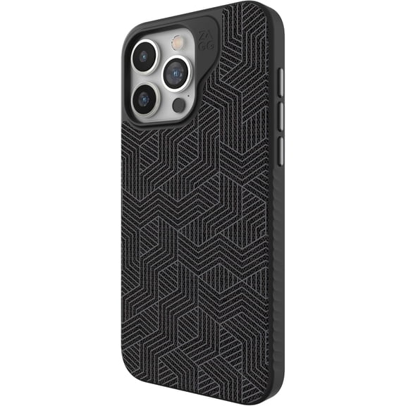 ZAGG London Snap iPhone 15 Pro Max Case - Protective Cell Phone Case Drop Protection (13ft/4m) Durable Graphene MagSafe Phone Case Slim and Lightweight