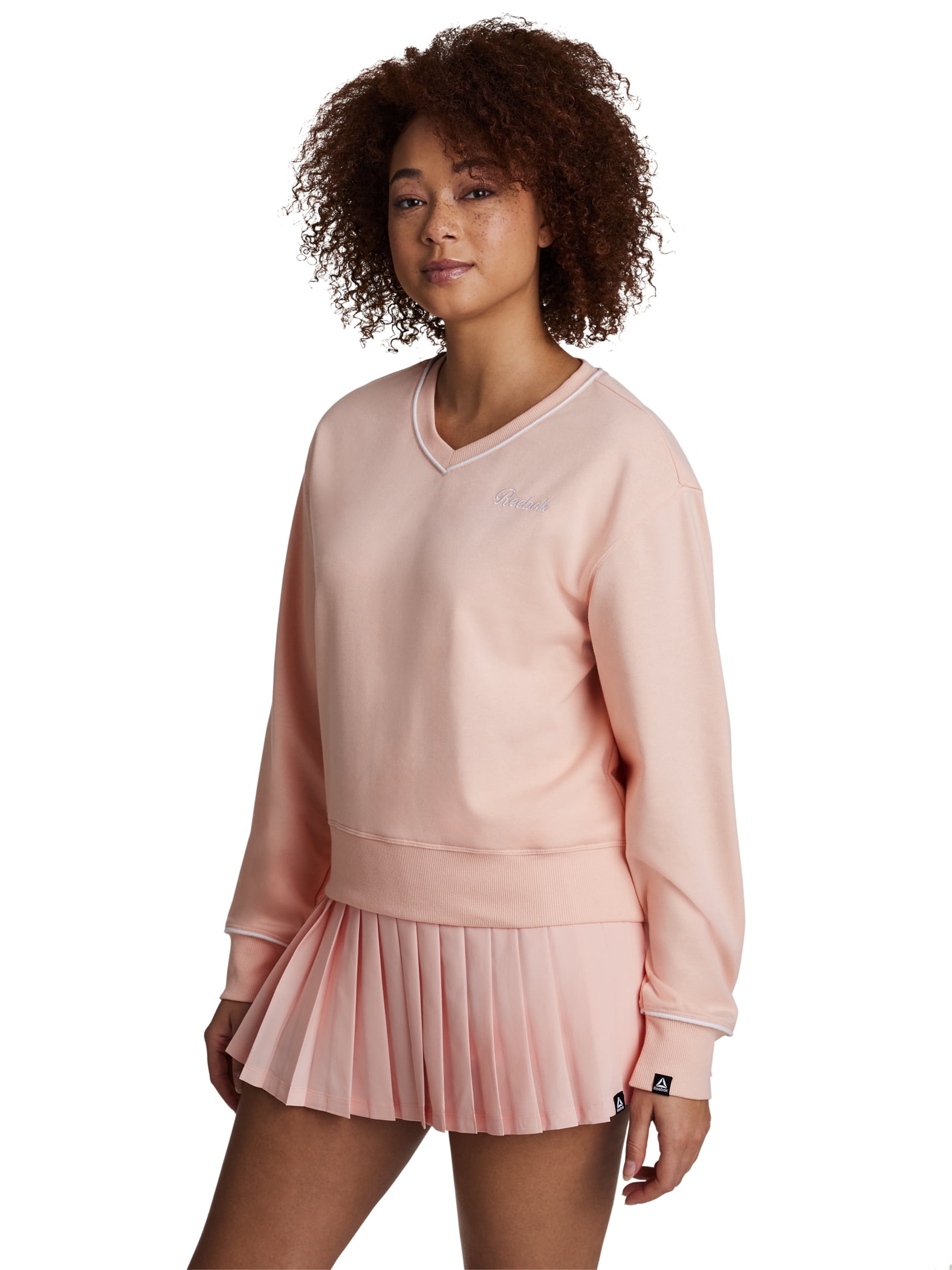 Reebok Courtside Oversize Meet & Greet Crew, Sizes XS-4X